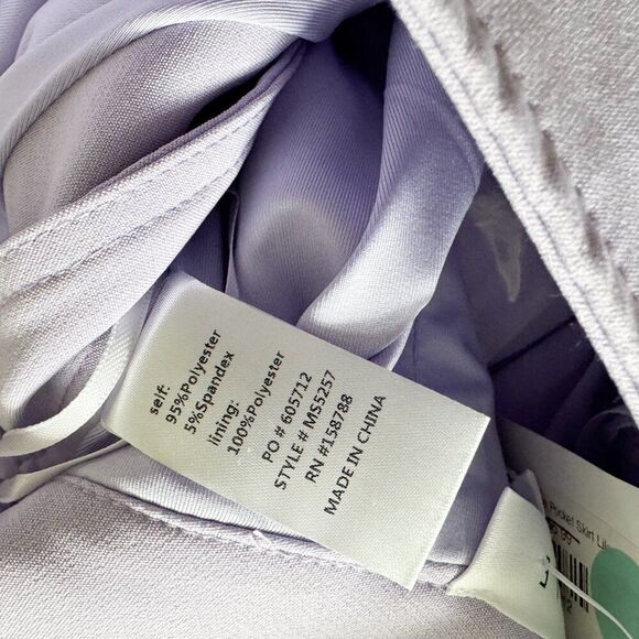 Mable Lilac “Follow You There” Pocket Mini Skirt Women’s Size Small NWT - Picture 7 of 7
